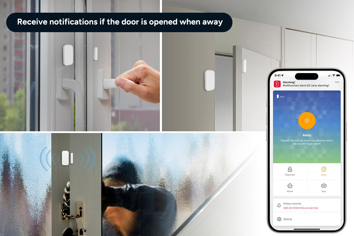 Kogan SmarterHome™ Security Alarm System Window & Door Sensor