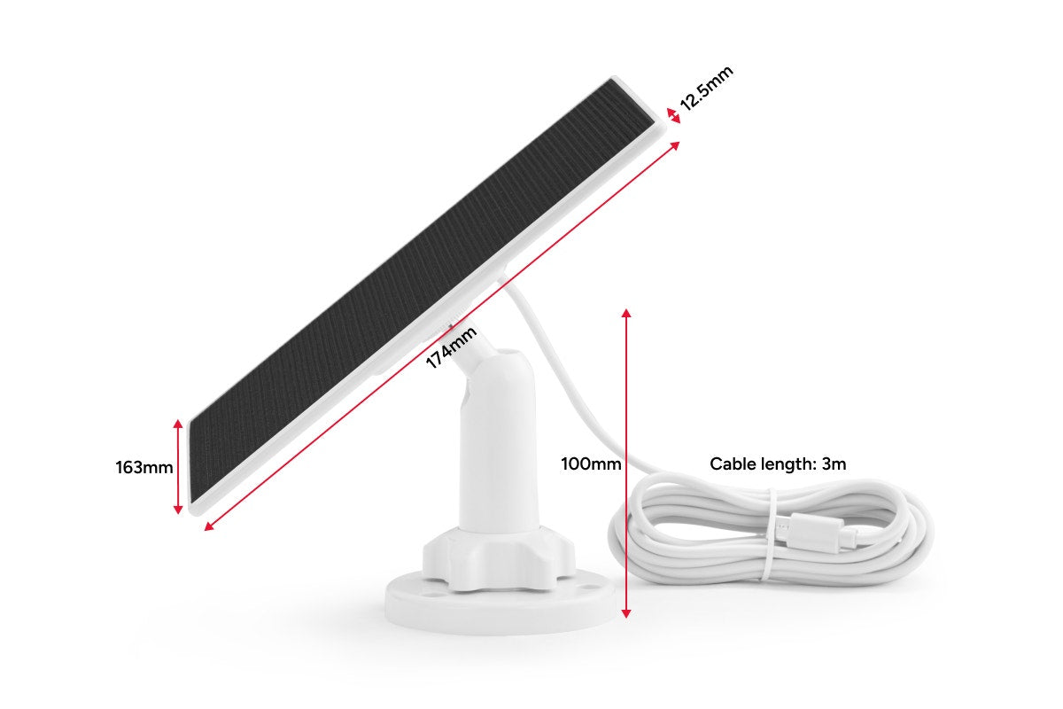 Kogan SmarterHome™ 5W Solar Panel for Battery Powered Wireless Security Smart Camera