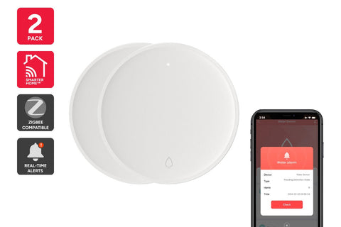 Kogan SmarterHome™ Zigbee Water Leak Sensor (2 Pack)