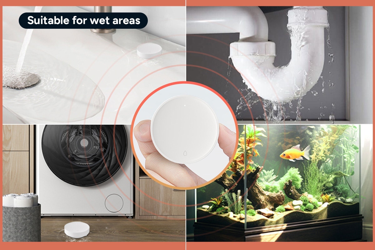 Kogan SmarterHome™ Zigbee Water Leak Sensor (2 Pack)
