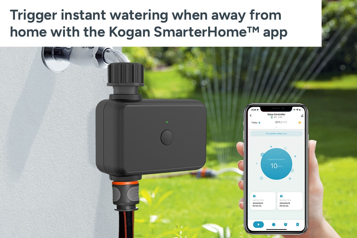 Kogan SmarterHome™ Bluetooth Garden Irrigation Water Timer