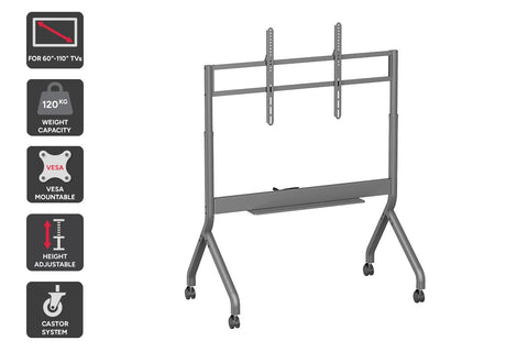 Kogan Heavy Duty Adjustable Portable TV Floor Stand for 60" - 110" TVs
