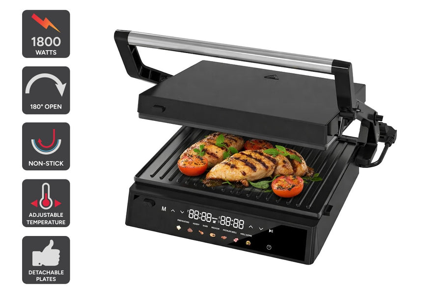 Kogan Smart Grill and Sandwich Press with Touch Control