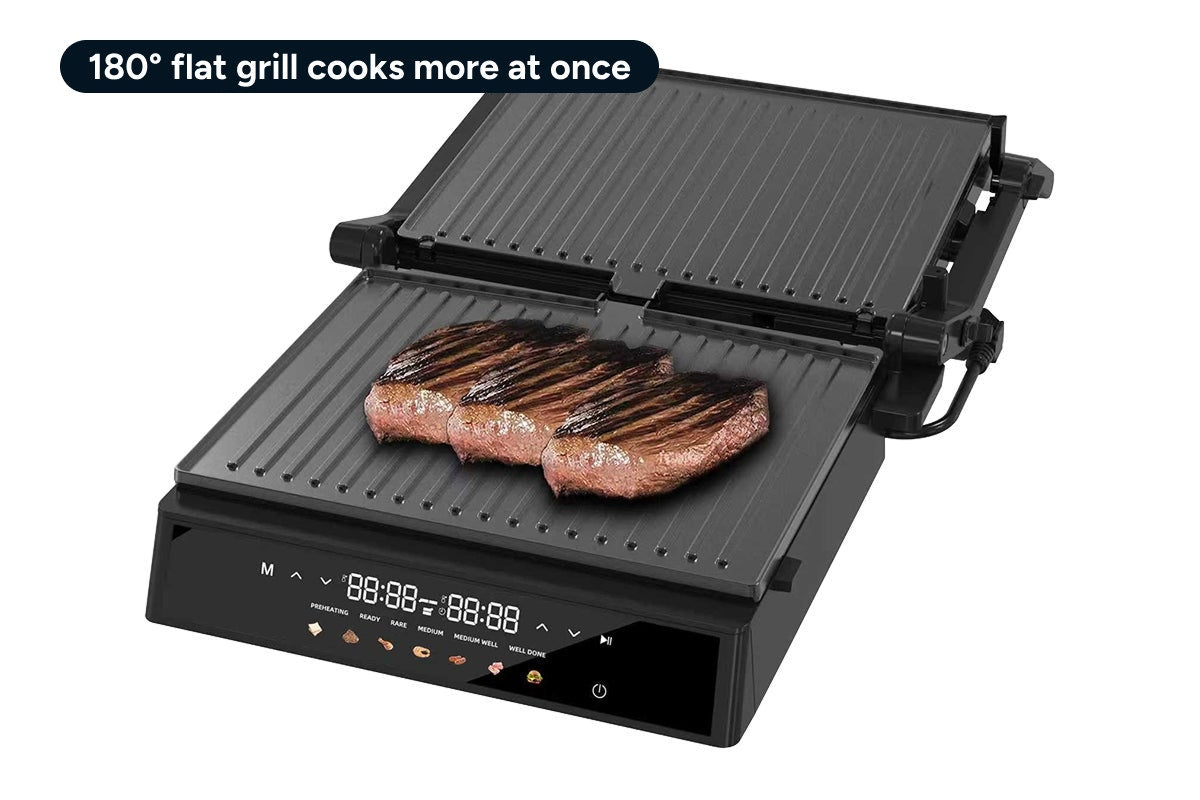 Kogan Smart Grill and Sandwich Press with Touch Control