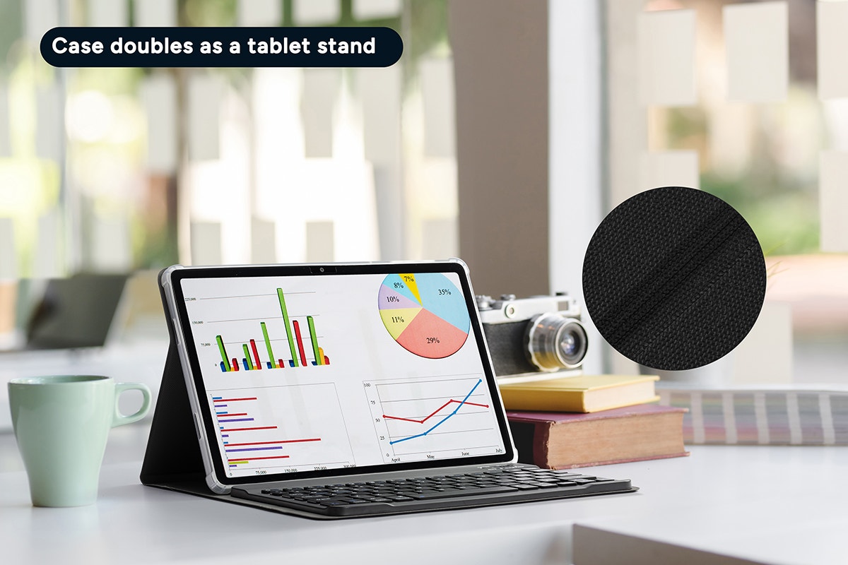 Kogan Explore Tab 3 Plus 11" Keyboard Case (Black)