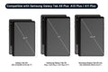 Kogan Glass Screen Protector for Samsung Galaxy Tab A9 Plus/A10 Plus/A11 Plus 11" (2 Pack)