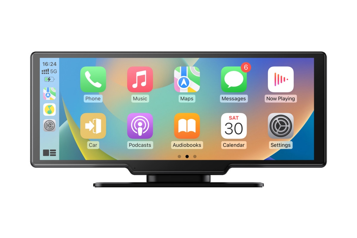 Kogan 10.26" Wireless Apple CarPlay and Android Auto Touchscreen Car Display