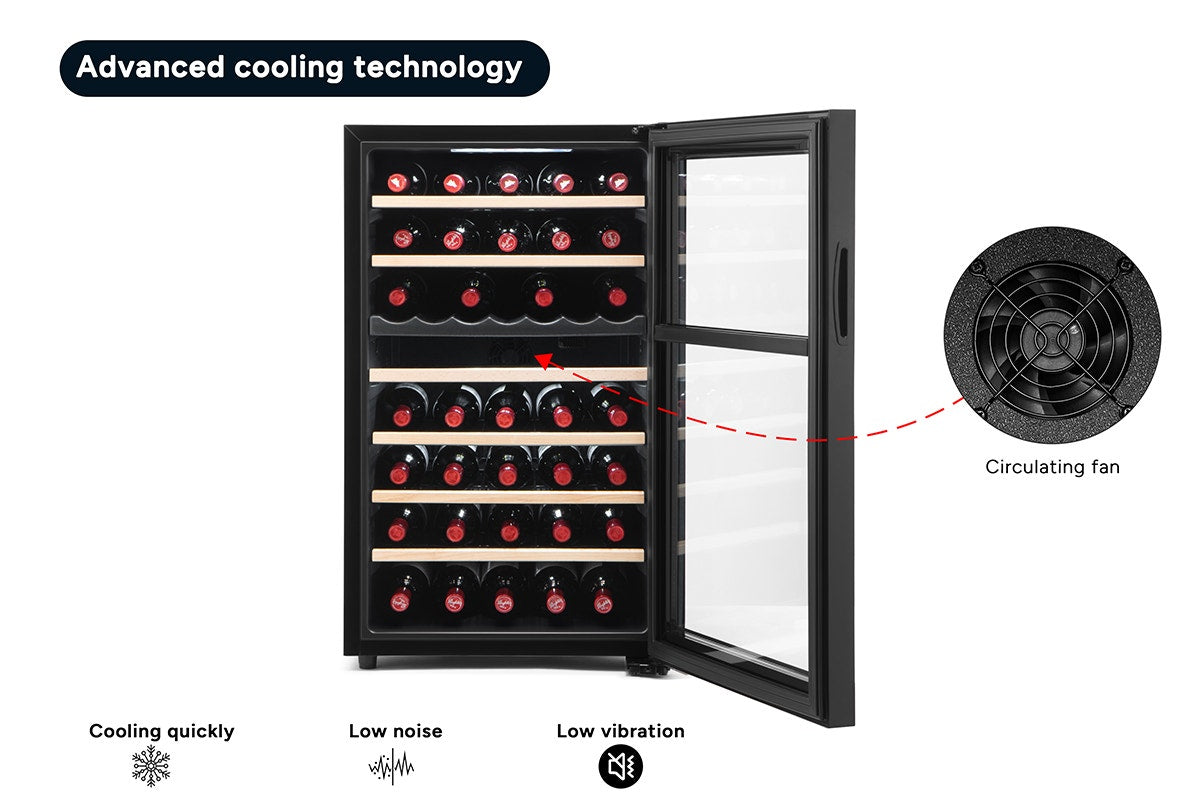 Kogan 52 Bottle Dual Zone Wine Fridge