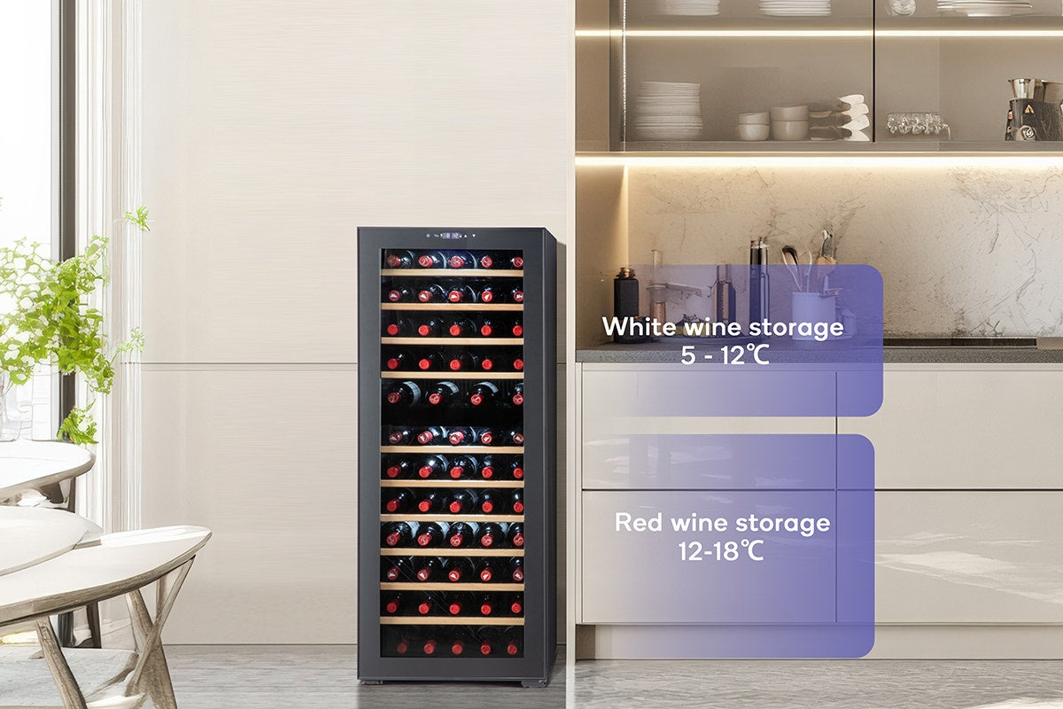 Kogan 80 Bottle Dual Zone Wine Fridge