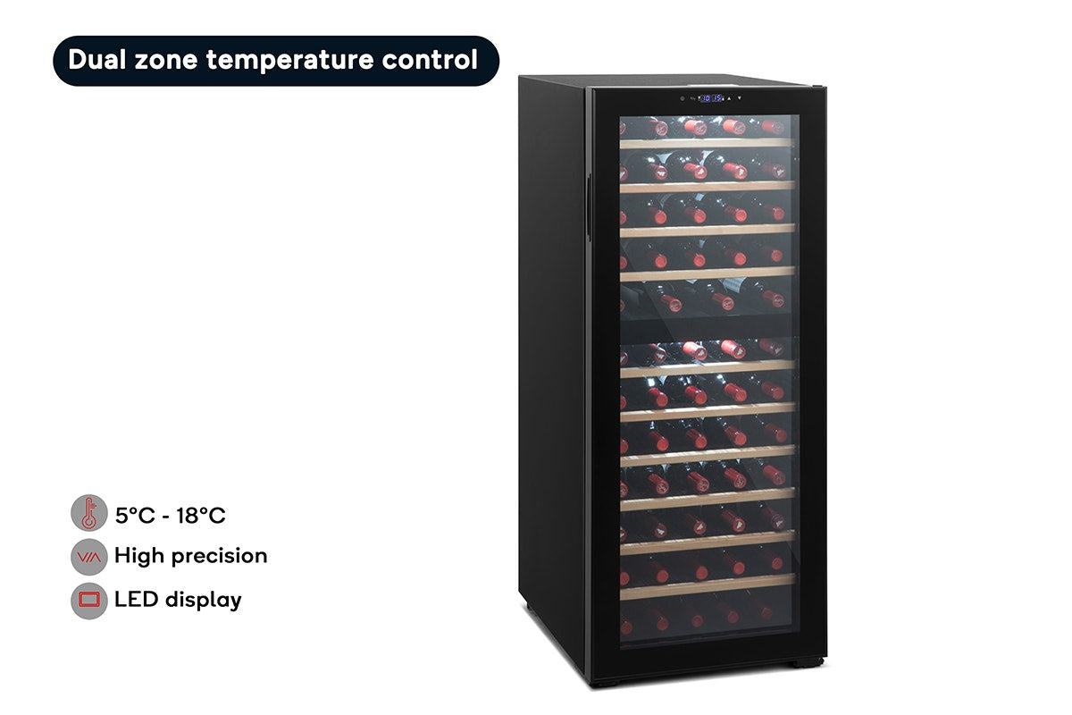 Kogan 80 Bottle Dual Zone Wine Fridge