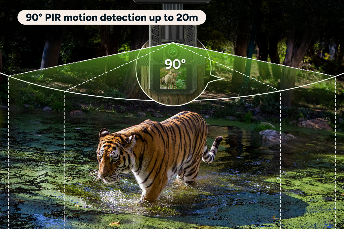 Kogan 4K 48MP Solar Trail Camera and Wildlife Game Camera