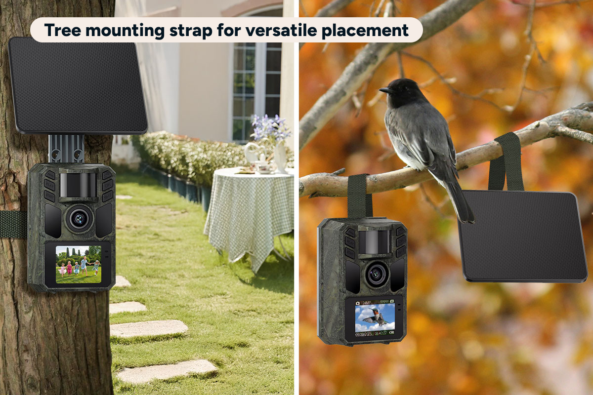 Kogan 4K 48MP Solar Trail Camera and Wildlife Game Camera