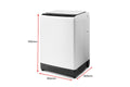 Kogan 8kg Top Load Washing Machine (White)
