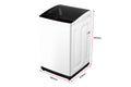 Kogan 8kg Top Load Washing Machine (White)