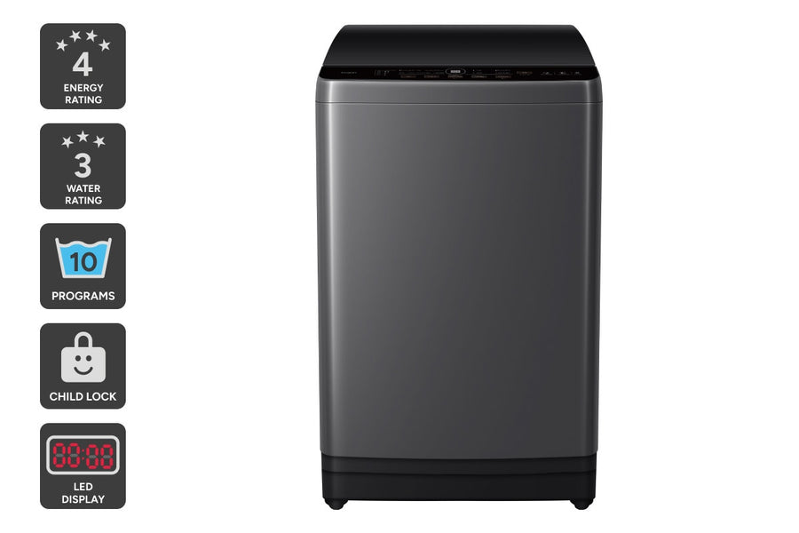 Kogan 8kg Top Load Washing Machine (Grey)
