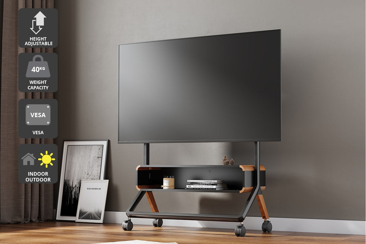 Kogan Studio TV Cart with Cabinet for 49" - 75" TVs - SuperSaverAU - view 2