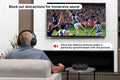Kogan Wireless TV Headphones with Charging Dock
