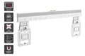Kogan Ultra Slim Micro-Gap Fixed TV Wall Mount for 37" - 85" TVs (White)