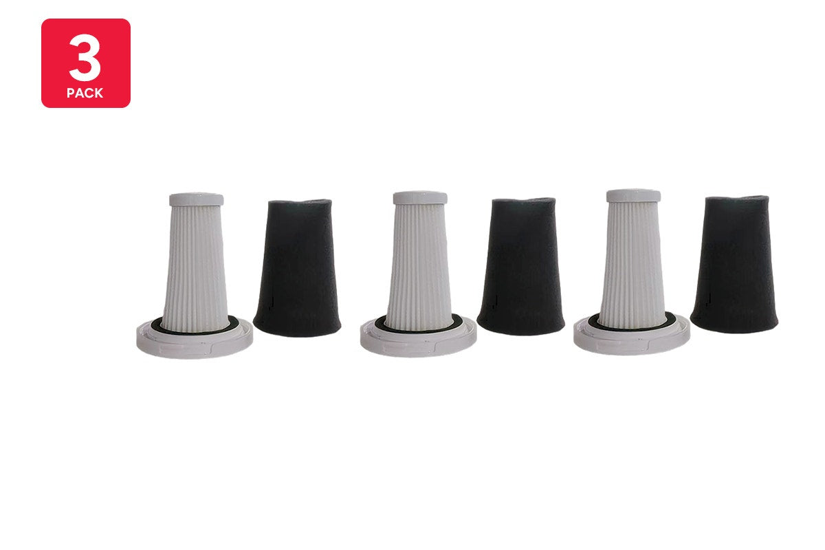 Kogan MX15 Ultralight Stick Vacuum Cleaner Filter Set (3 Pack)