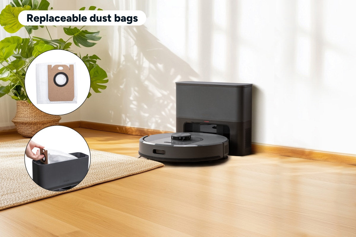 Kogan SmarterHome™ LX16 Pro Robot Vacuum Cleaner and Mop with Auto-Empty Dock (Graphite)