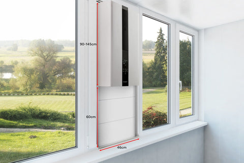 Kogan 60cm Extension Bracket for 2.6kW and 3.0kW Vertical Window Air Conditioner