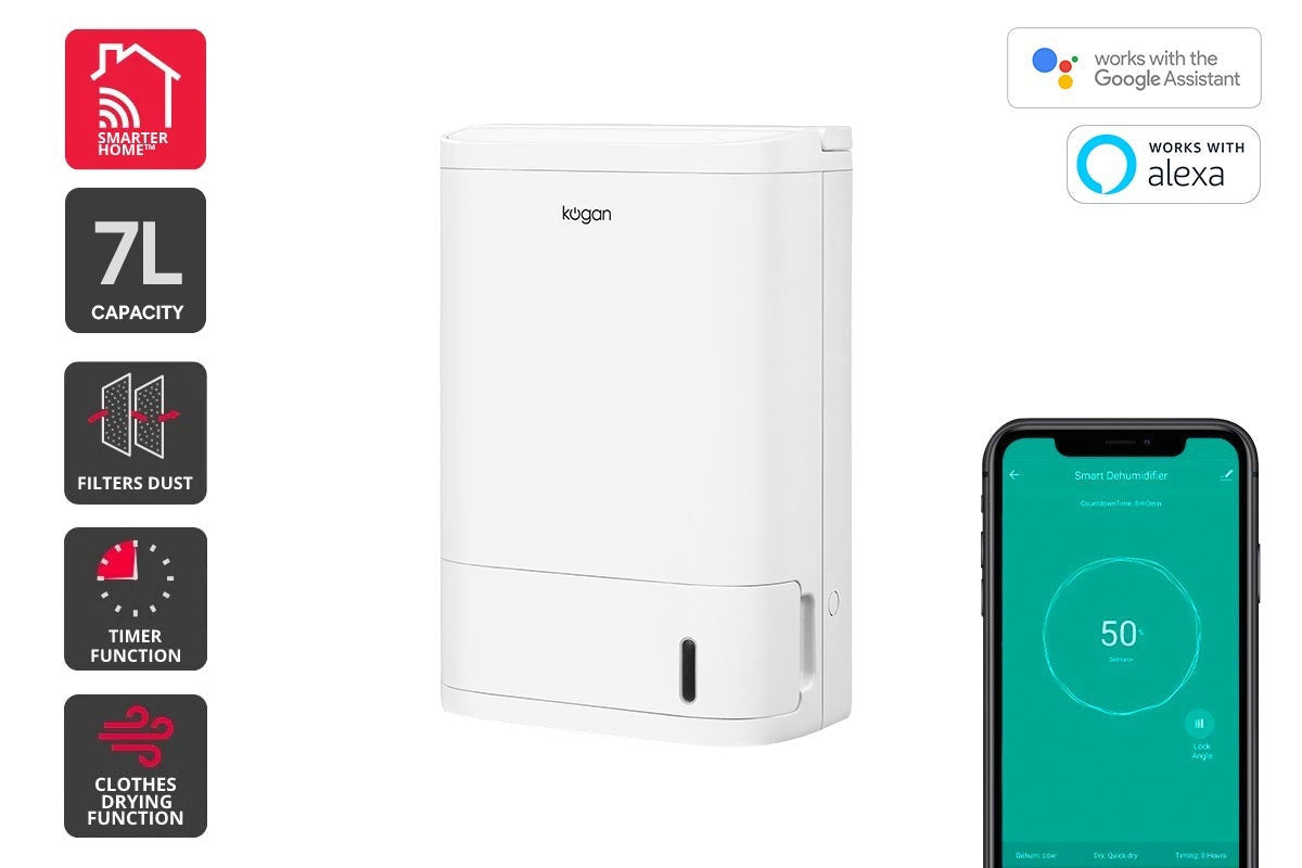 Kogan SmarterHome™ 7L Smart Desiccant Dehumidifier
