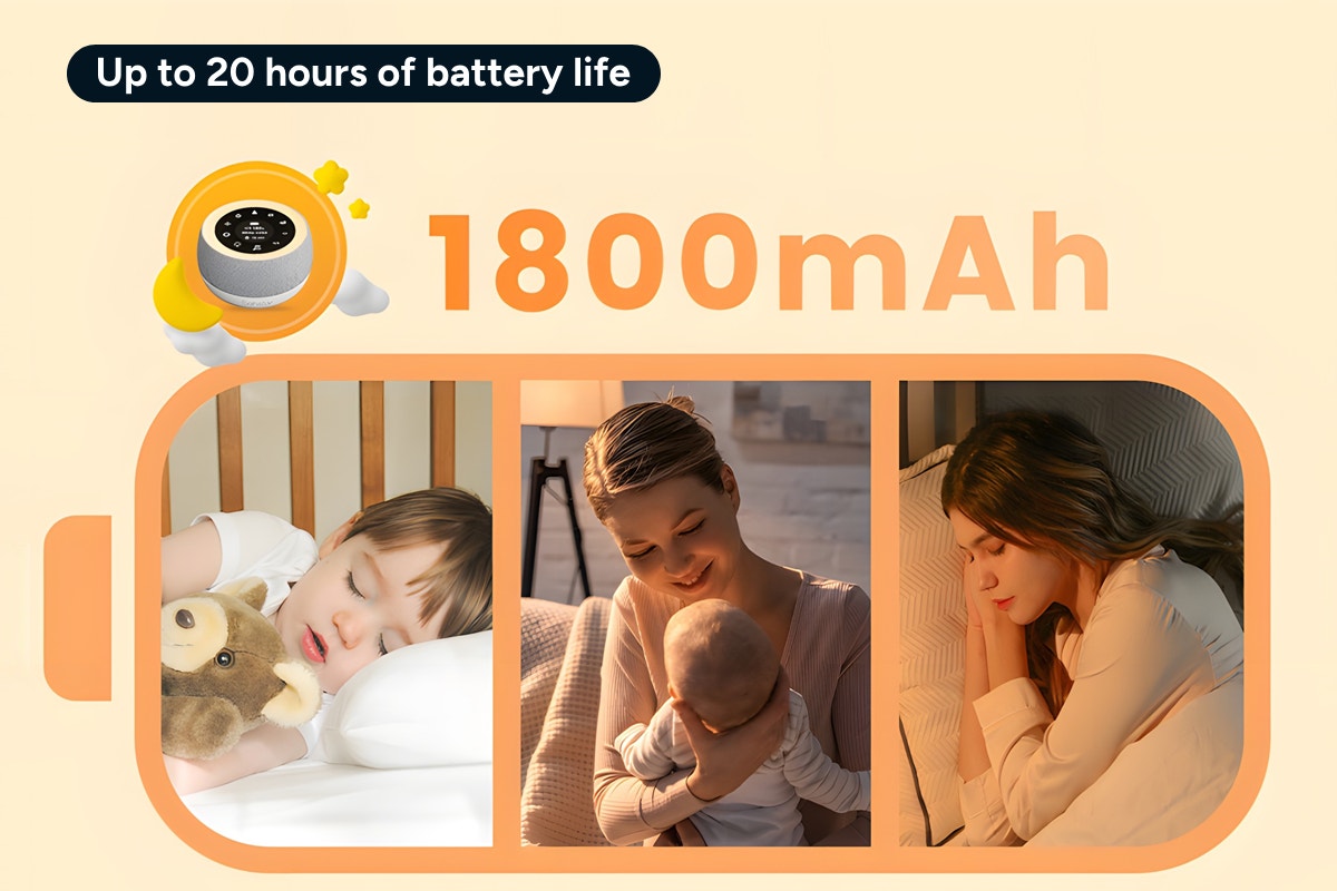 Premium White Noise Machine and Night Light - SuperSaverAU - view 13