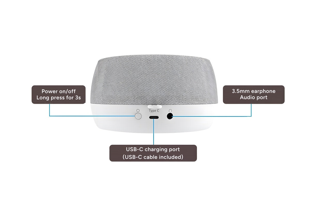 Premium White Noise Machine and Night Light - SuperSaverAU - view 14