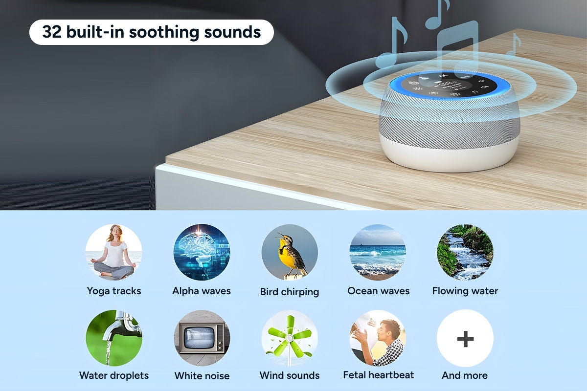 Premium White Noise Machine and Night Light - SuperSaverAU - view 3