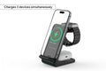 Kogan 3-in-1 15W Wireless Fast Phone Charger