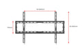 Kogan Low Profile Fixed TV Wall Mount for 32" - 75" TVs