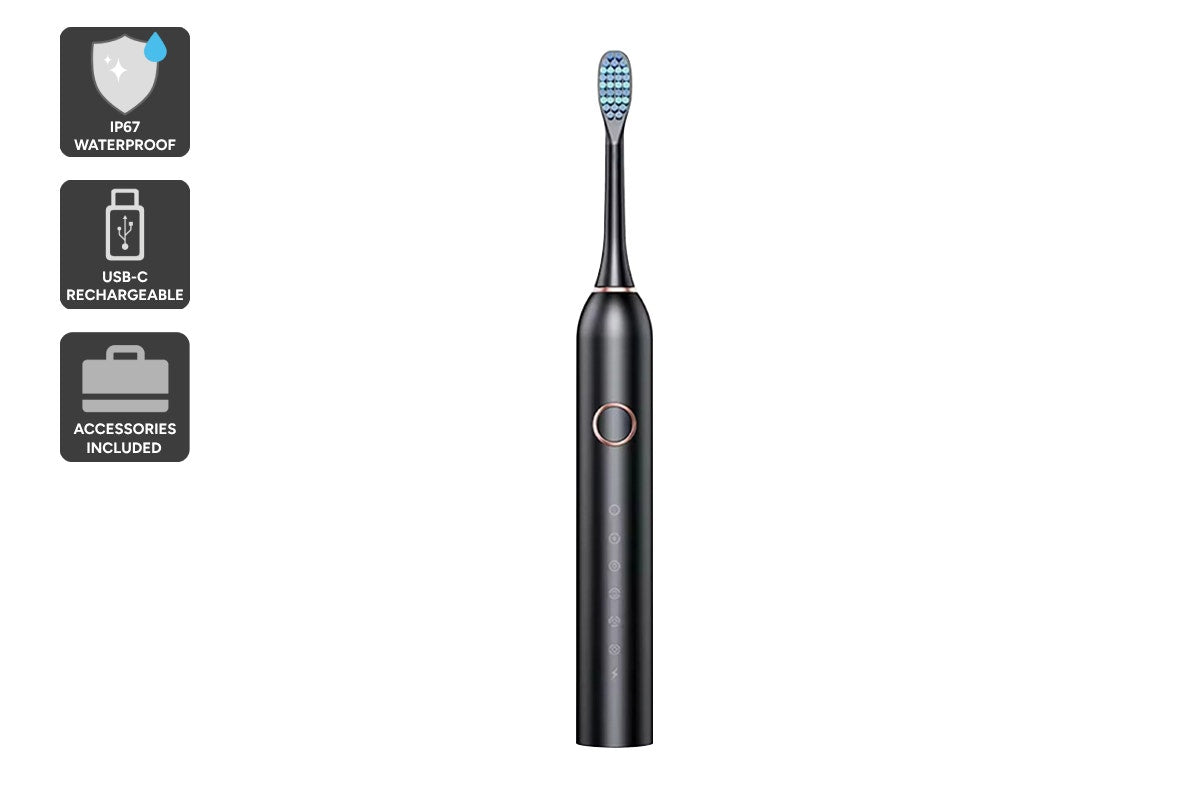 Kogan X700 Sonic Electronic Tooth Brush (Black)