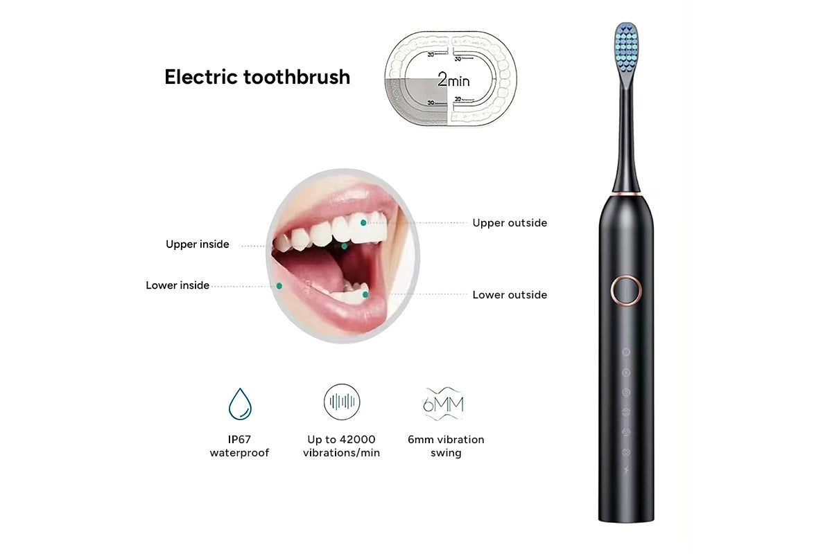 Kogan X700 Sonic Electronic Tooth Brush (White)