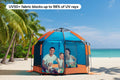 Komodo 4 Person Pop Up Beach Tent (Blue)