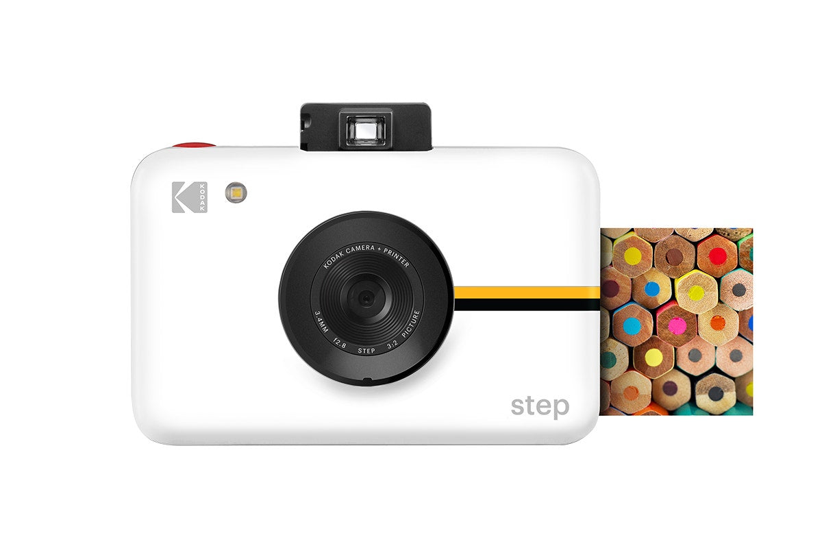 Kodak Step Instant Digital Camera and Photo Paper (White, 10 Sheets)
