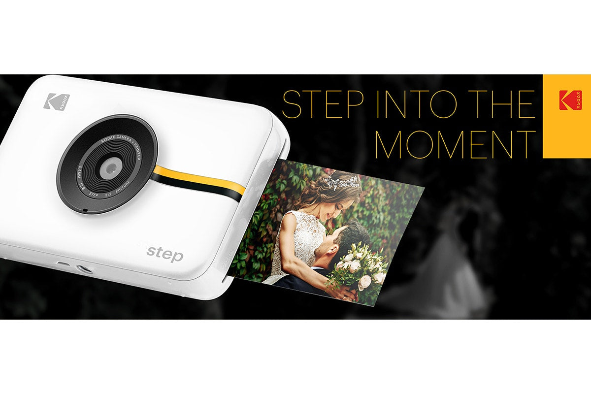 Kodak Step Instant Digital Camera and Photo Paper (White, 10 Sheets)