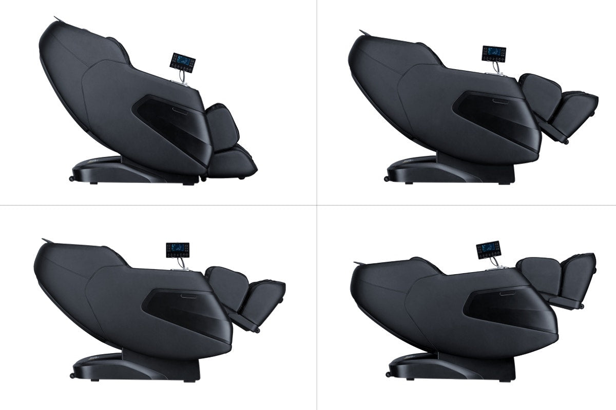 Kogan S63 Pro Zero-Gravity SL-Track Heated Shiatsu Massage Recliner Chair - Charcoal - SuperSaverAU - view 10