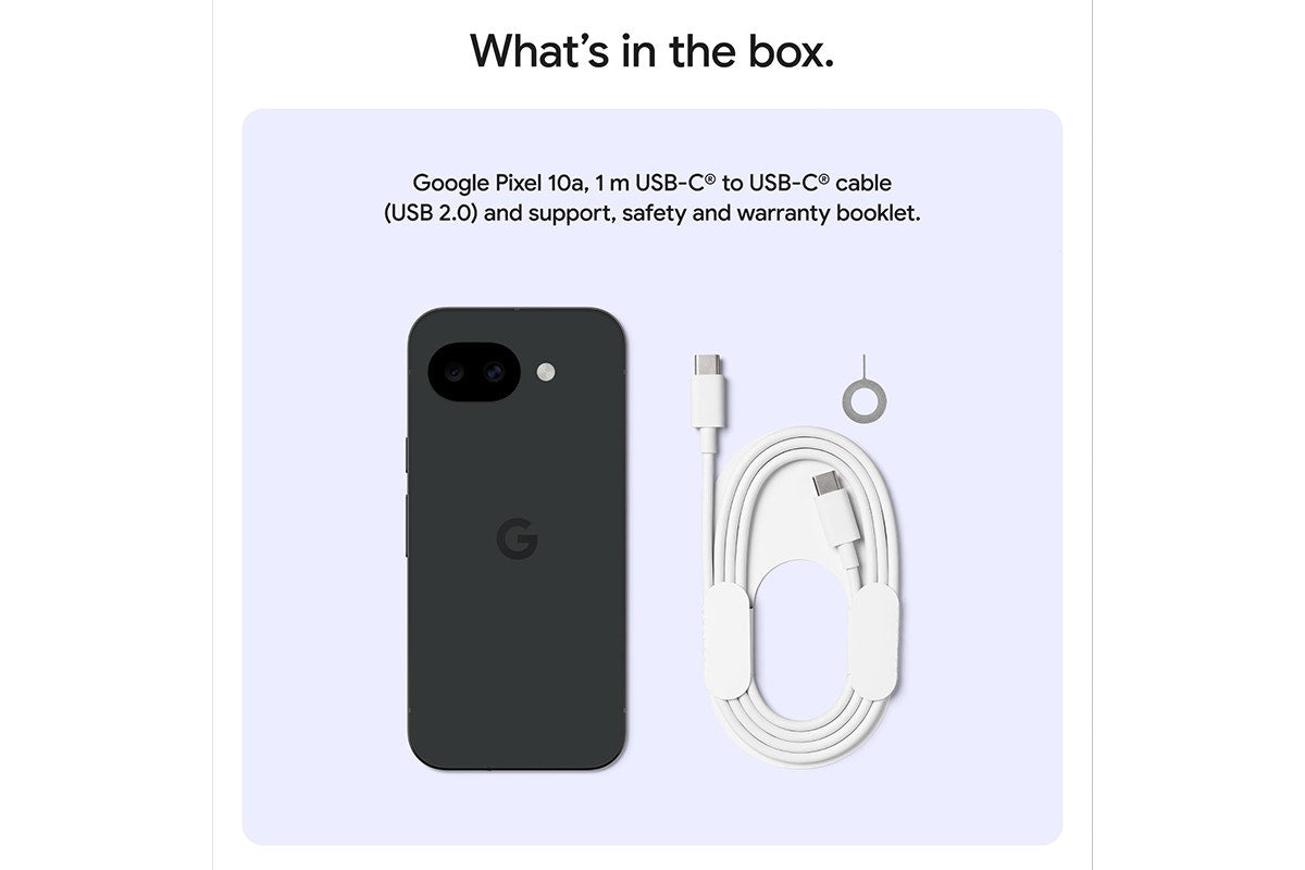 Google Pixel 10a 5G (256GB, Obsidian)