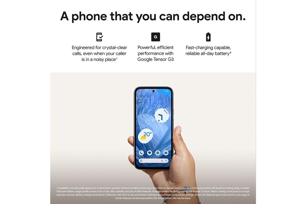 Google Pixel 8a 5G - 256GB, Obsidian - SuperSaverAU - view 9