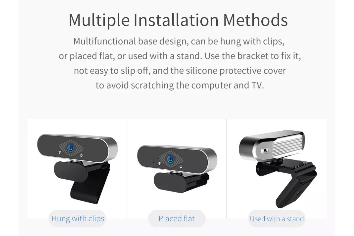 Xiaovv Full HD 1080p Webcam with Noise Cancelling Microphone