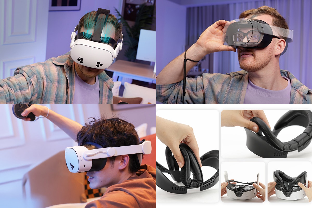 KIWI Design V4 Facial Interface for Meta Quest 3S - 2 Pack - SuperSaverAU - view 3
