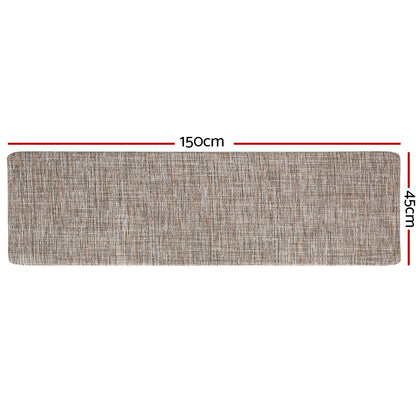 Artiss Kitchen Mat 45x150cm Non-slip Textilene Floor Rug with 10mm Cushioning