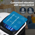 Livemor Heated Knee Massager with Vibration Infrared Laser and USB Charging