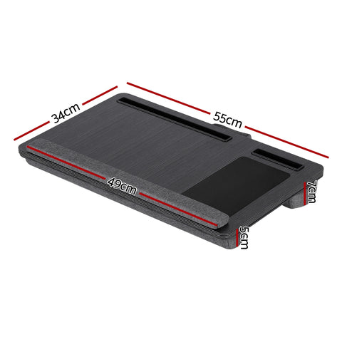 Artiss Lap Desk Laptop DeskS Portable w/ Wrist-rest Phone Slot Mouse Pad 55CM - SuperSaverAU - view 2