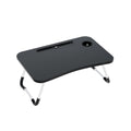 Artiss Black Foldable Laptop Desk Table with Cup Holder