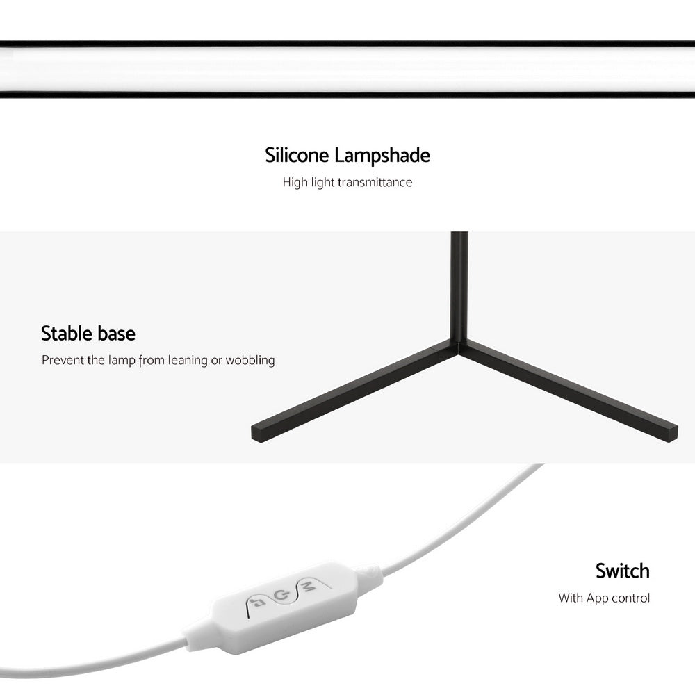 Artiss RGB Floor Lamp 150CM Remote Control USB LED Adjustable Brightness