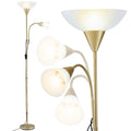 Artiss Gold Mother and Child Floor Lamp with Reading Light