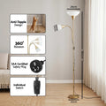 Artiss Gold Mother and Child Floor Lamp with Reading Light