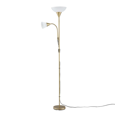 Artiss Gold Mother and Child Floor Lamp with Reading Light