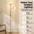 Artiss Gold Mother and Child Floor Lamp with Reading Light
